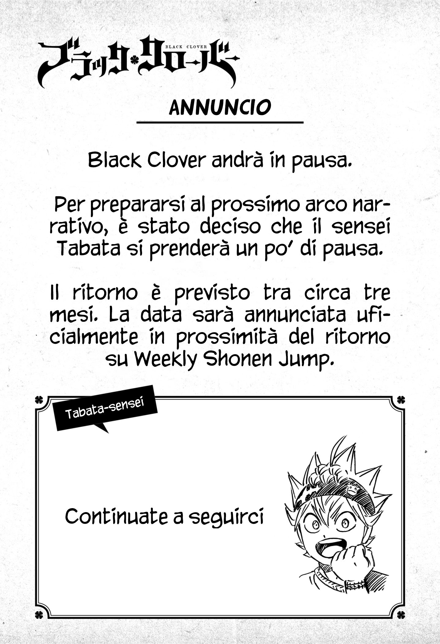 Read Black Clover (it) Manga Online