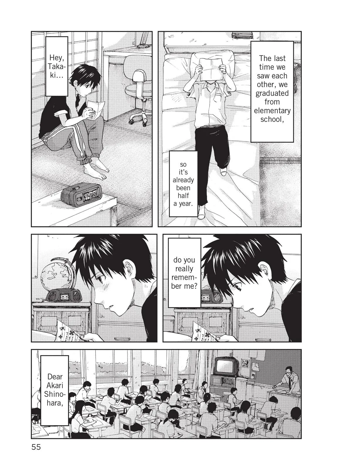 Read 5 Centimeters Per Second (en) Manga Online