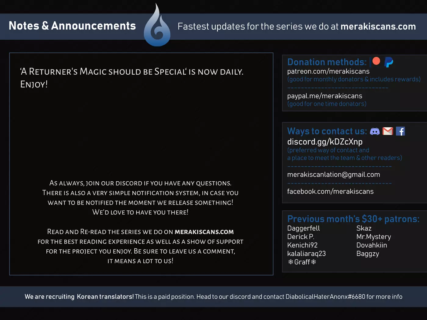 Read A Returner's Magic Should Be Special (en) Manga Online