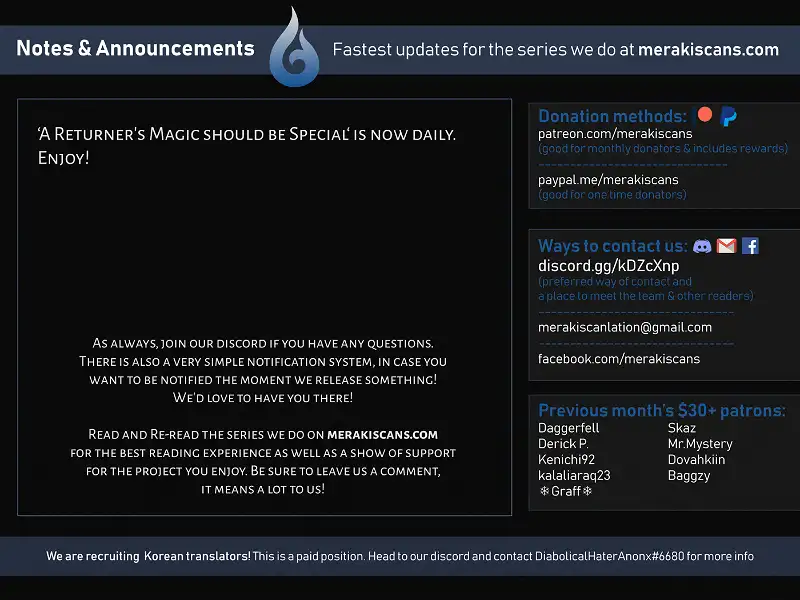 Read A Returner's Magic Should Be Special (en) Manga Online