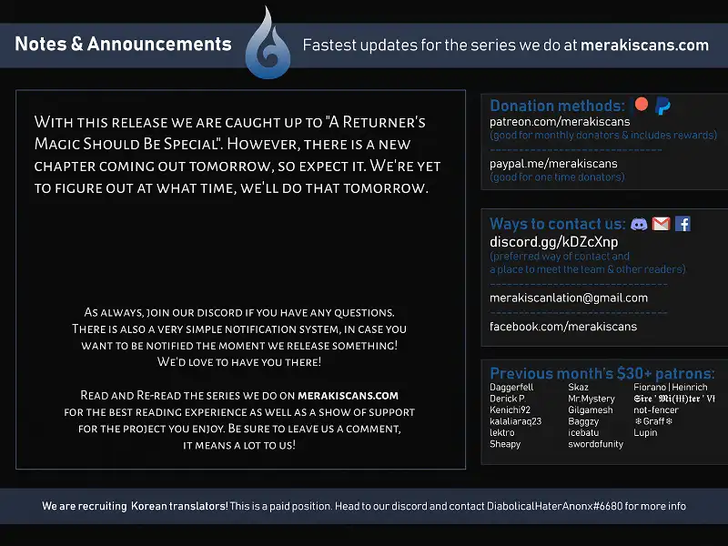 Read A Returner's Magic Should Be Special (en) Manga Online