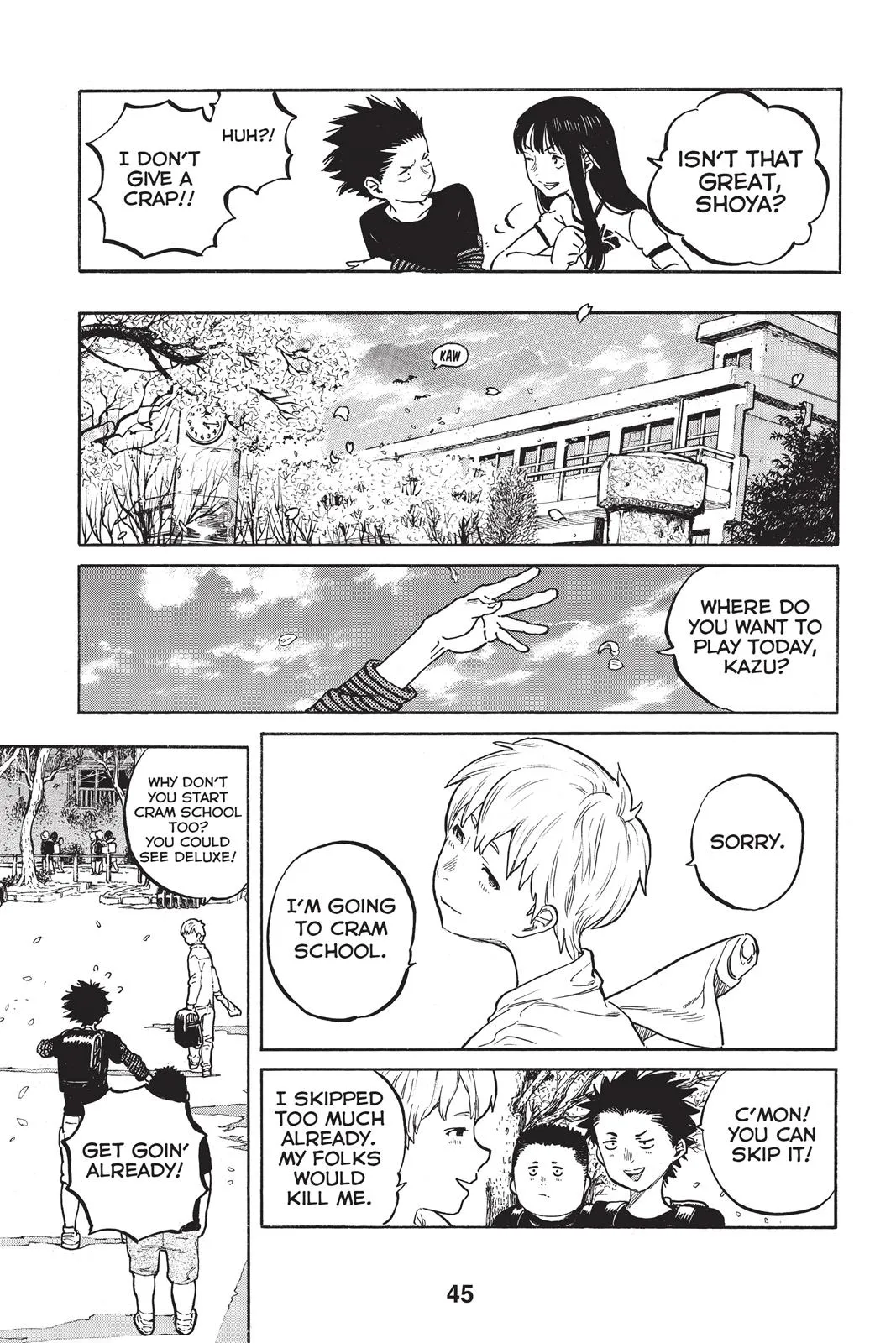 Read A Silent Voice (en) Manga Online
