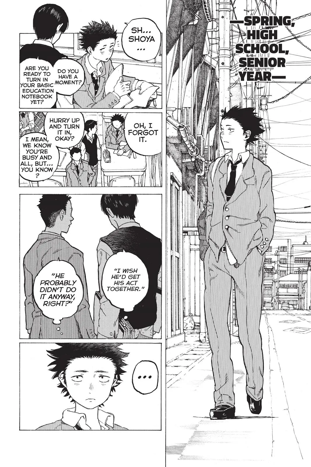 Read A Silent Voice (en) Manga Online