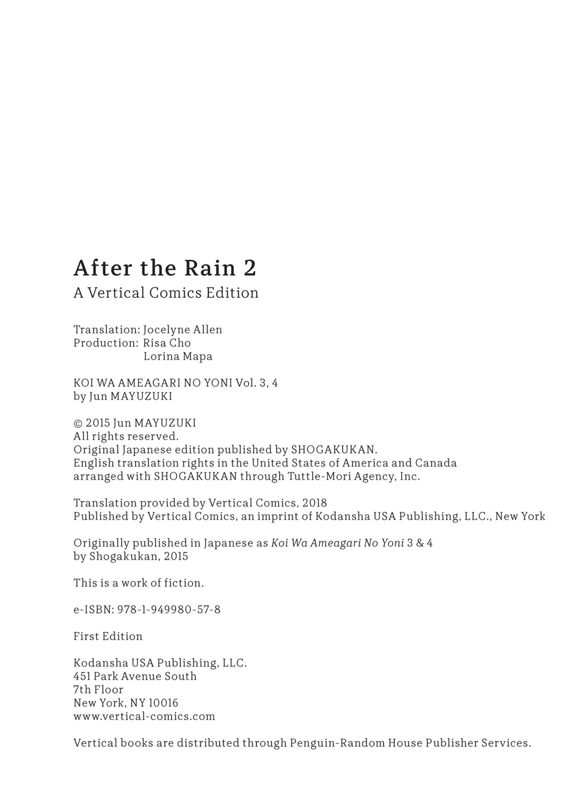 Read After the Rain (en) Manga Online
