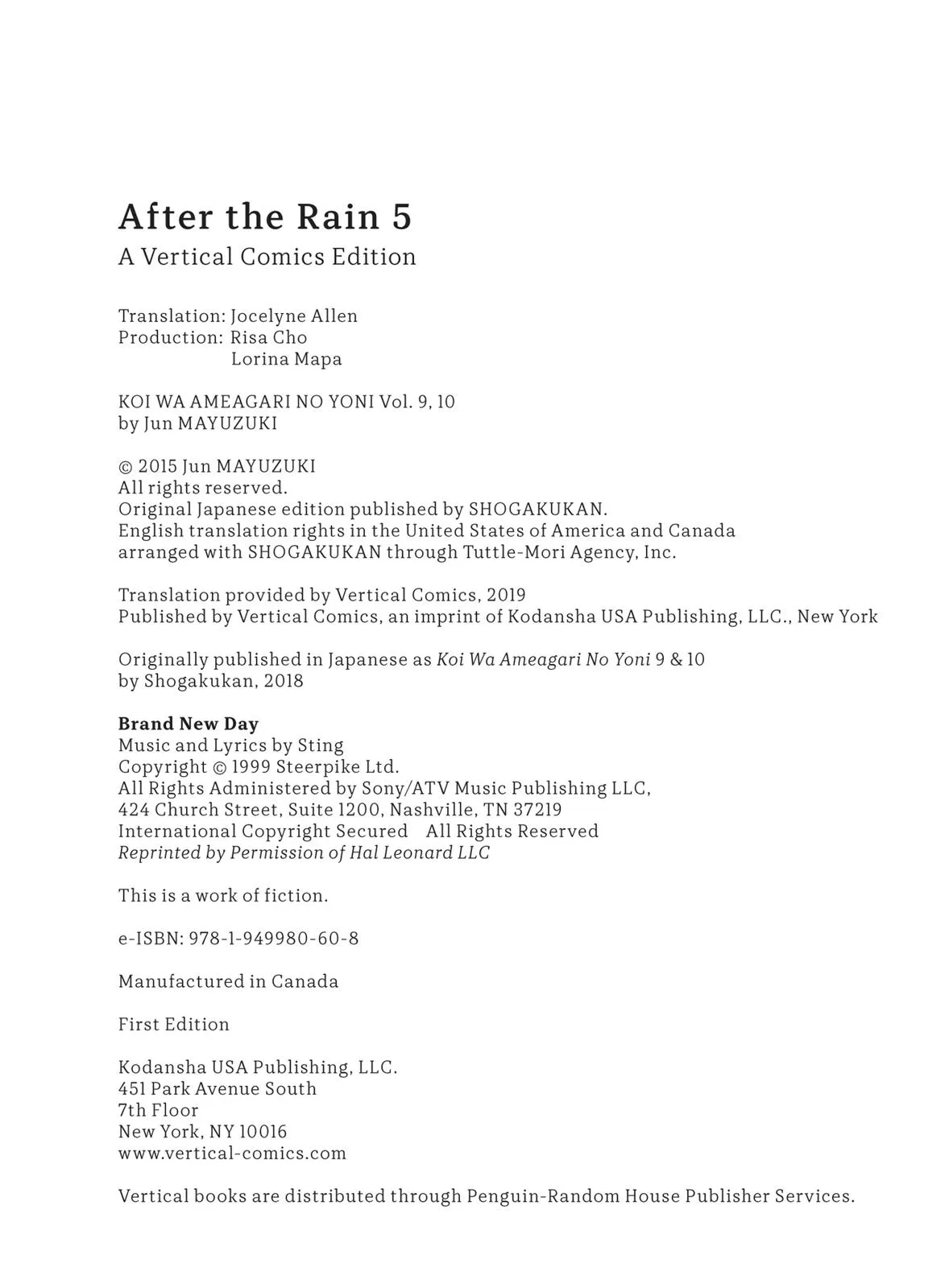 Read After the Rain (en) Manga Online