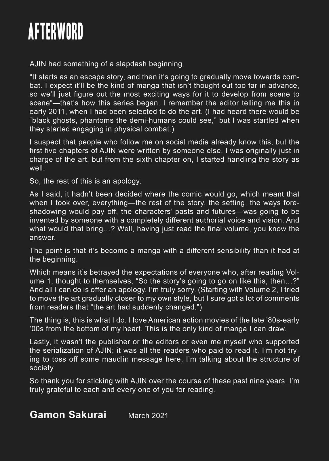 Read Ajin - Demi Human (en) Manga Online