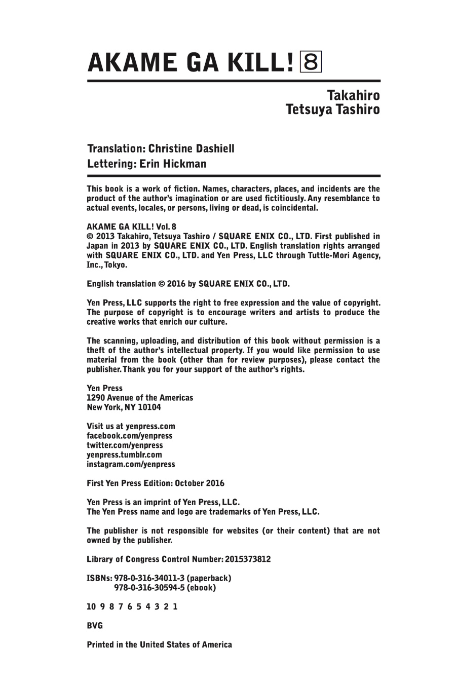 Read Akame ga Kill! (en) Manga Online