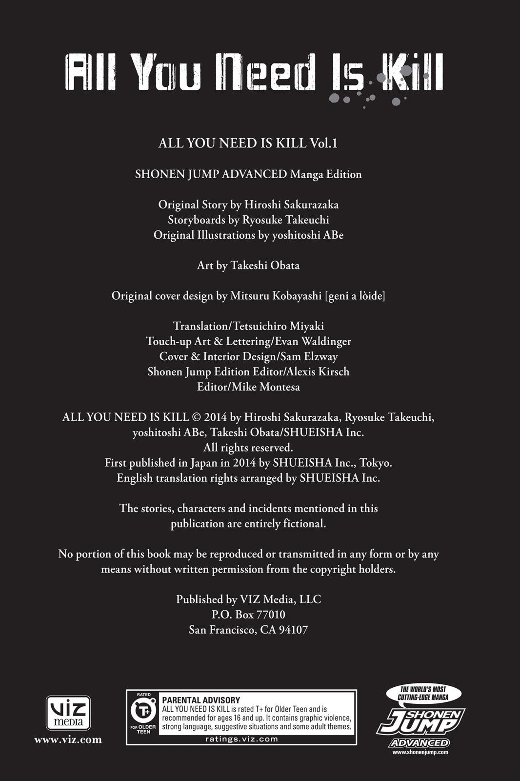 Read All You Need Is Kill (en) Manga Online