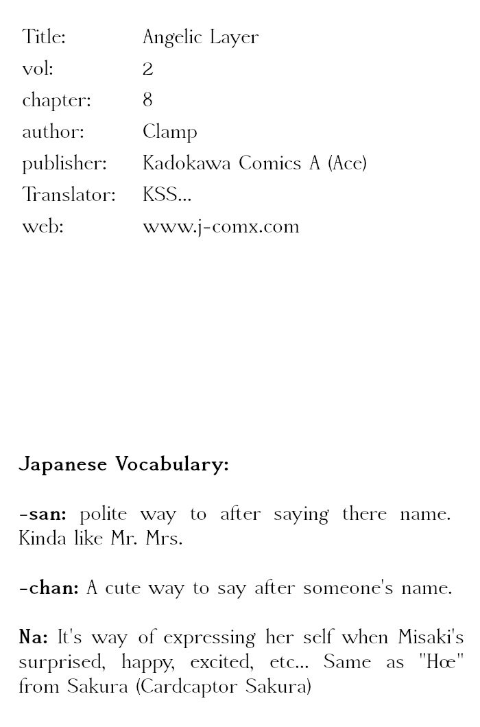 Read Angelic Layer (en) Manga Online