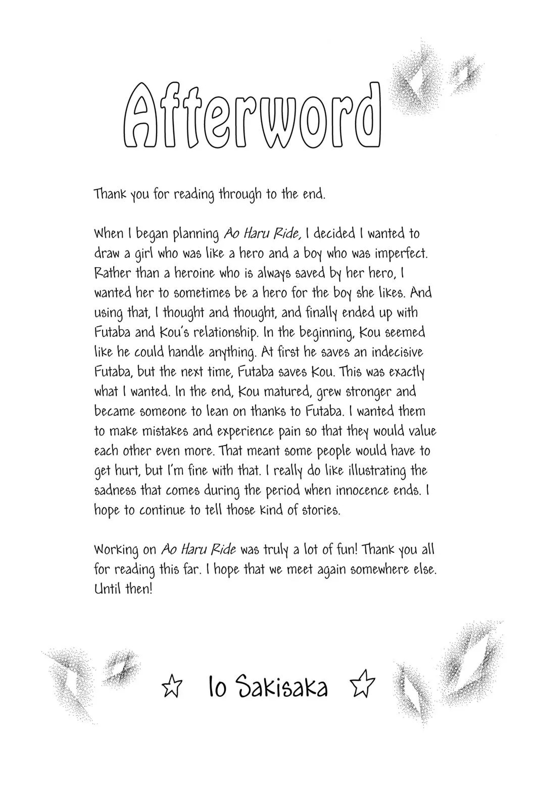 Read Ao Haru Ride (en) Manga Online