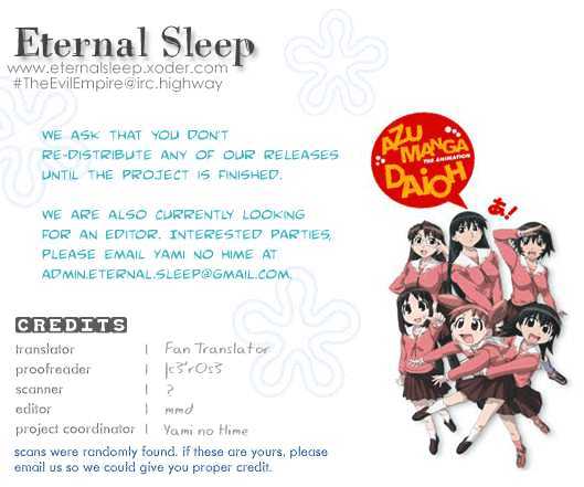 Read Azumanga Daioh (en) Manga Online