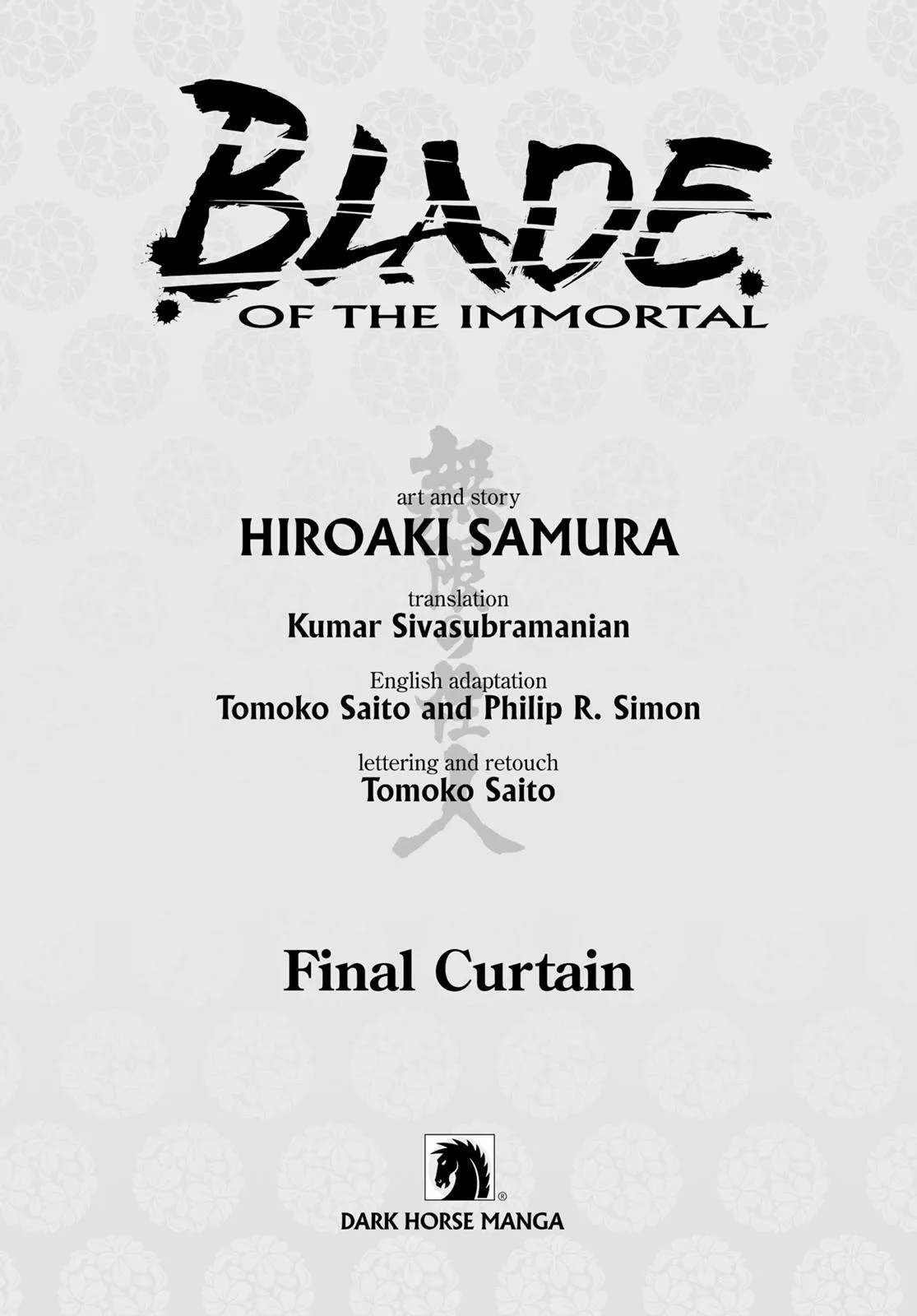 Read Blade of the Immortal (en) Manga Online