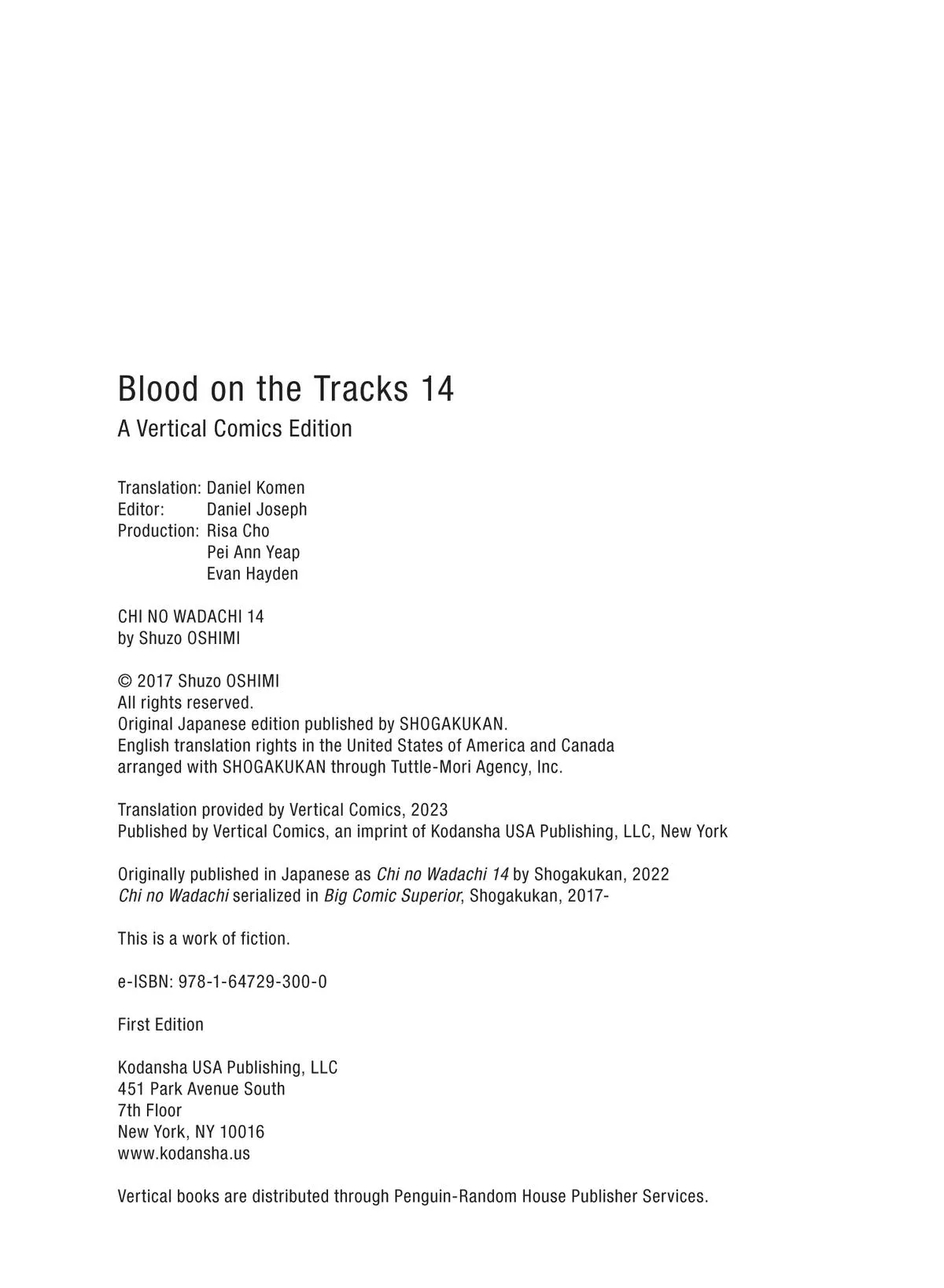 Read Blood on the Tracks (en) Manga Online