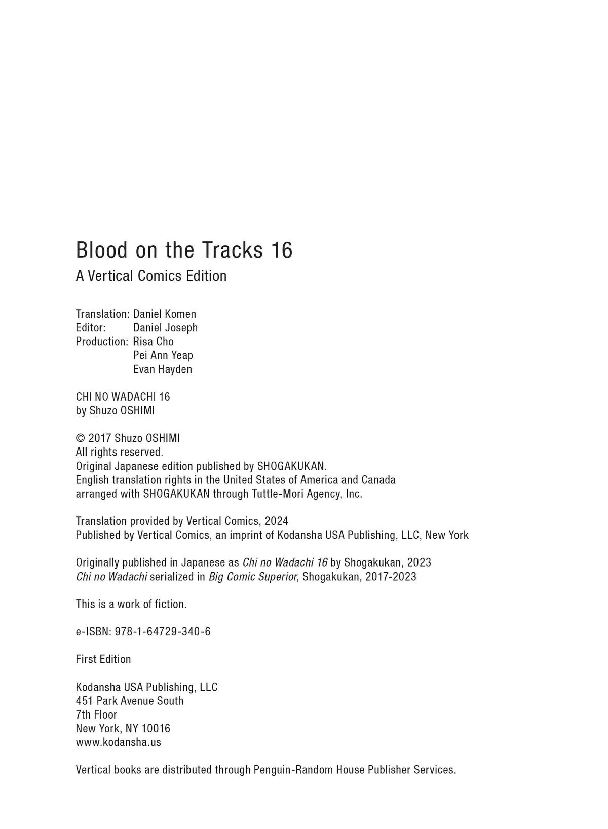 Read Blood on the Tracks (en) Manga Online