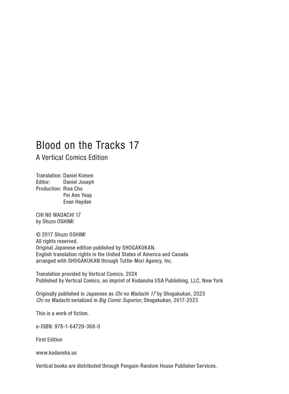 Read Blood on the Tracks (en) Manga Online