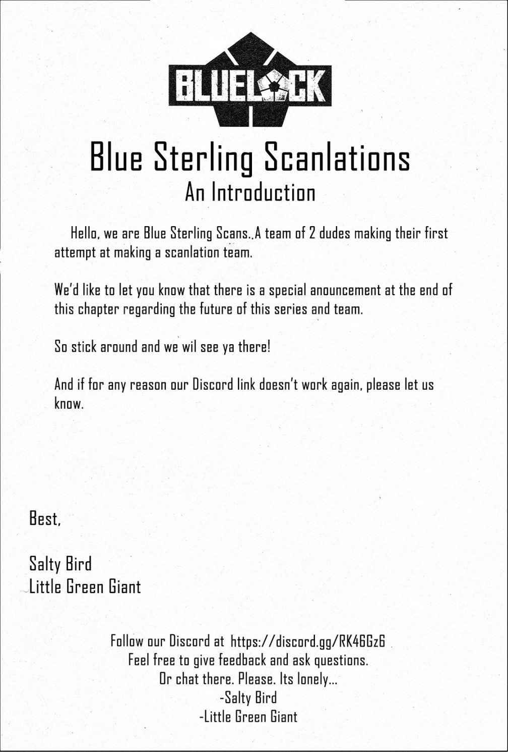 Read Blue Lock (en) Manga Online