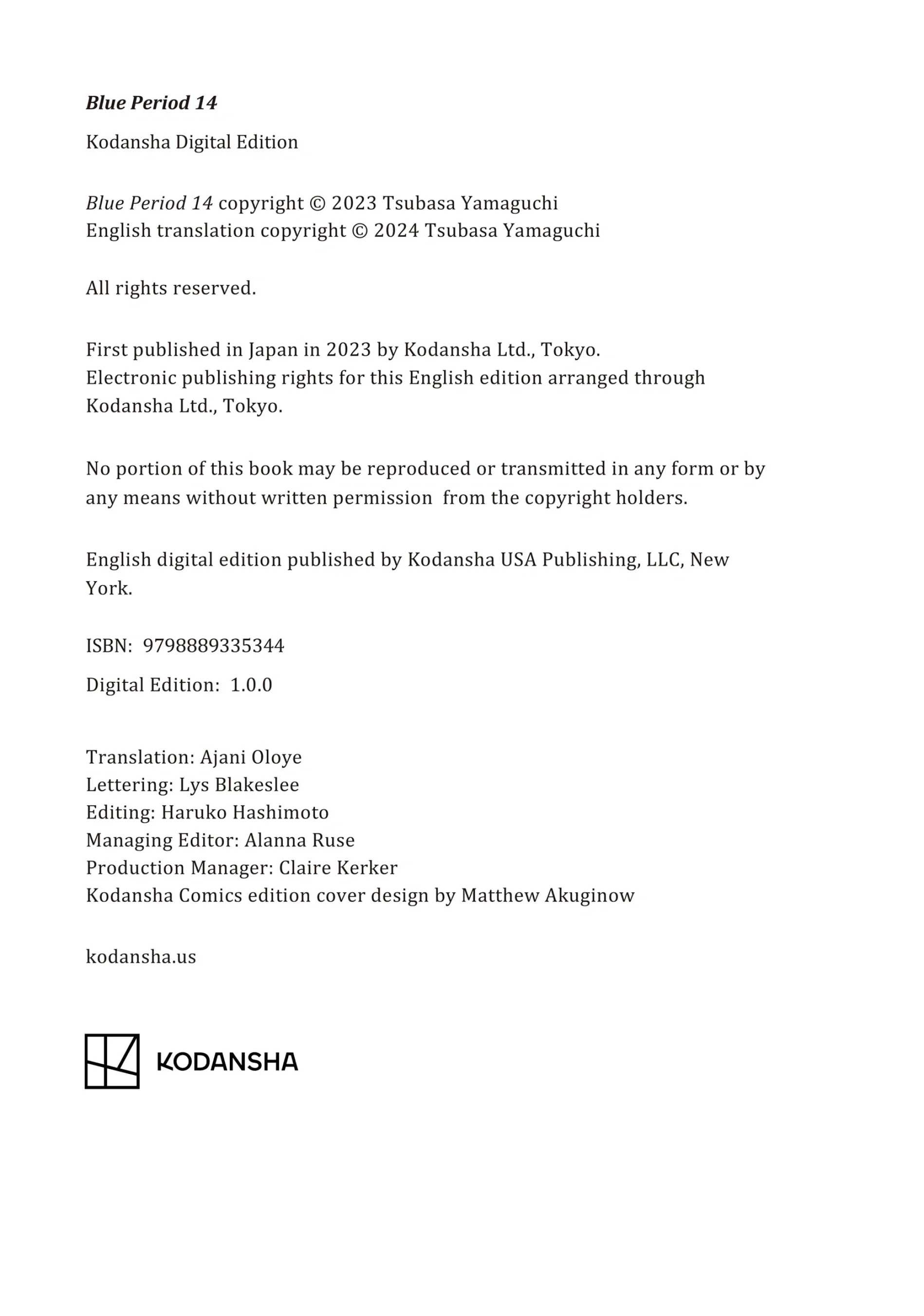 Read Blue Period (en) Manga Online