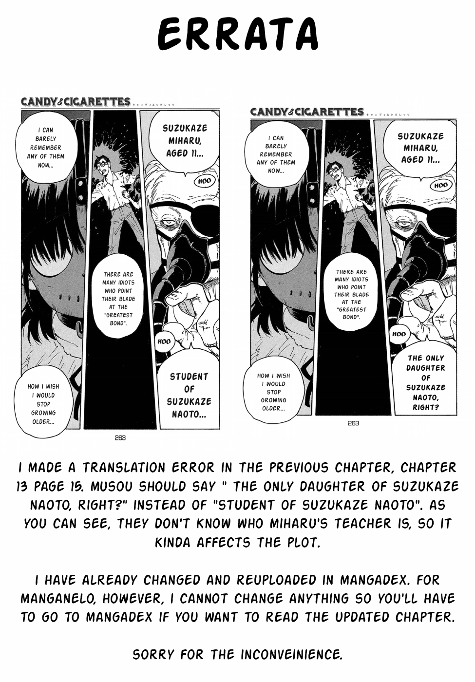 Read Candy and Cigarettes (en) Manga Online