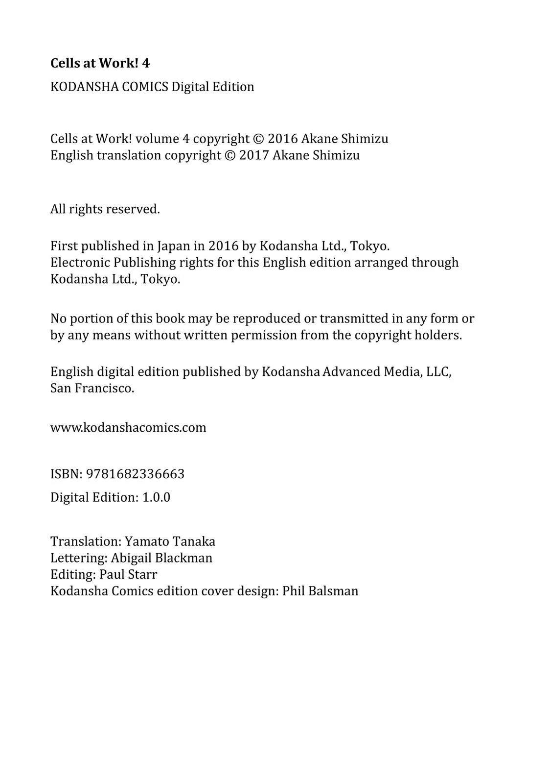 Read Cells at Work! (en) Manga Online