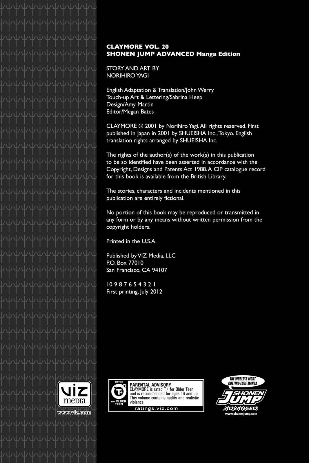 Read Claymore (en) Manga Online