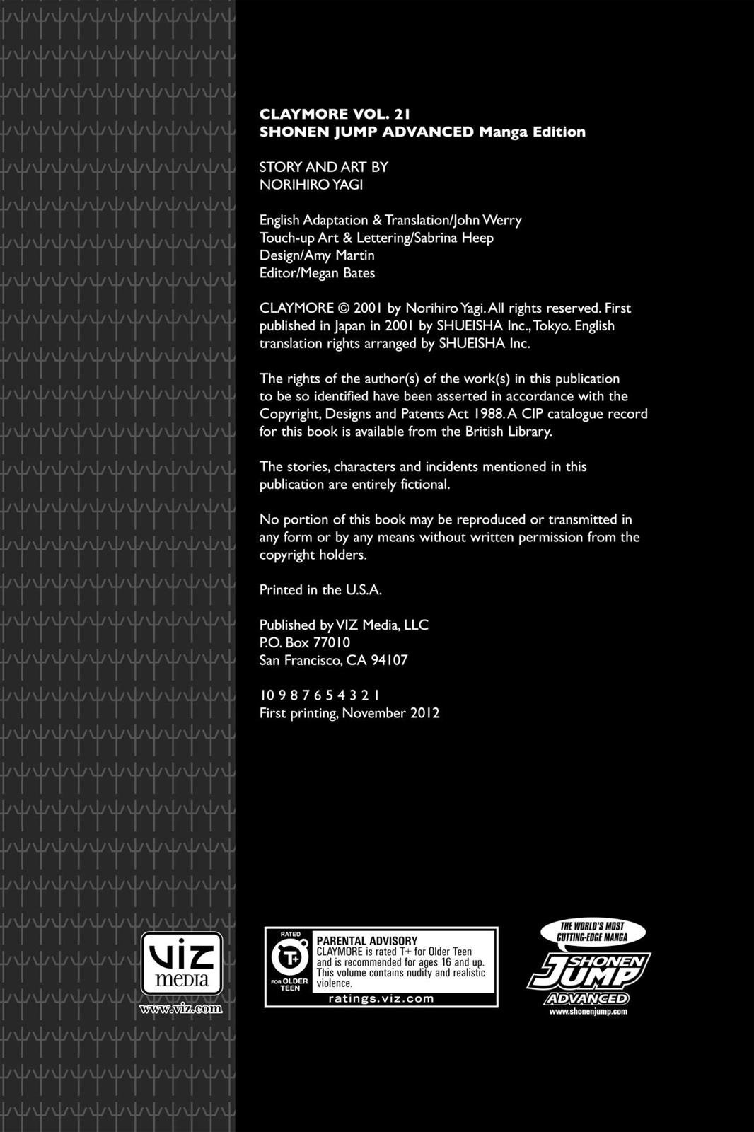 Read Claymore (en) Manga Online