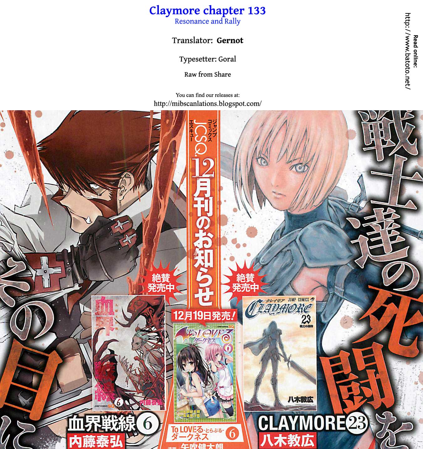 Read Claymore (en) Manga Online