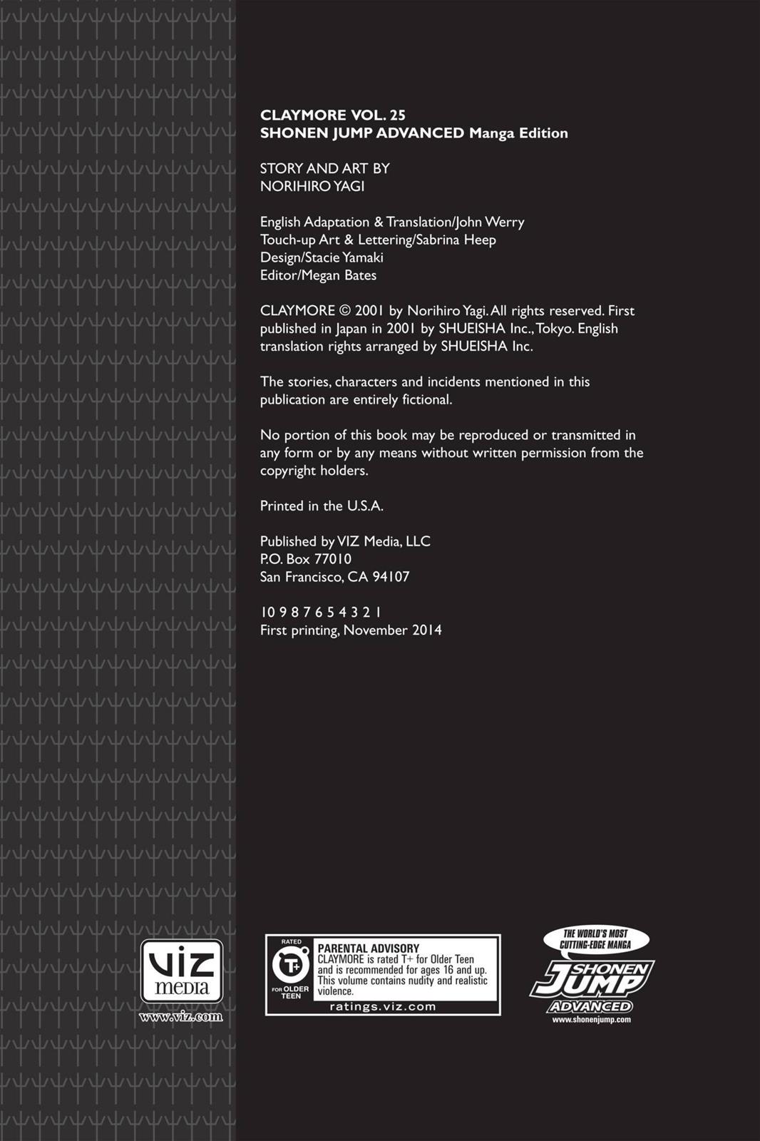 Read Claymore (en) Manga Online