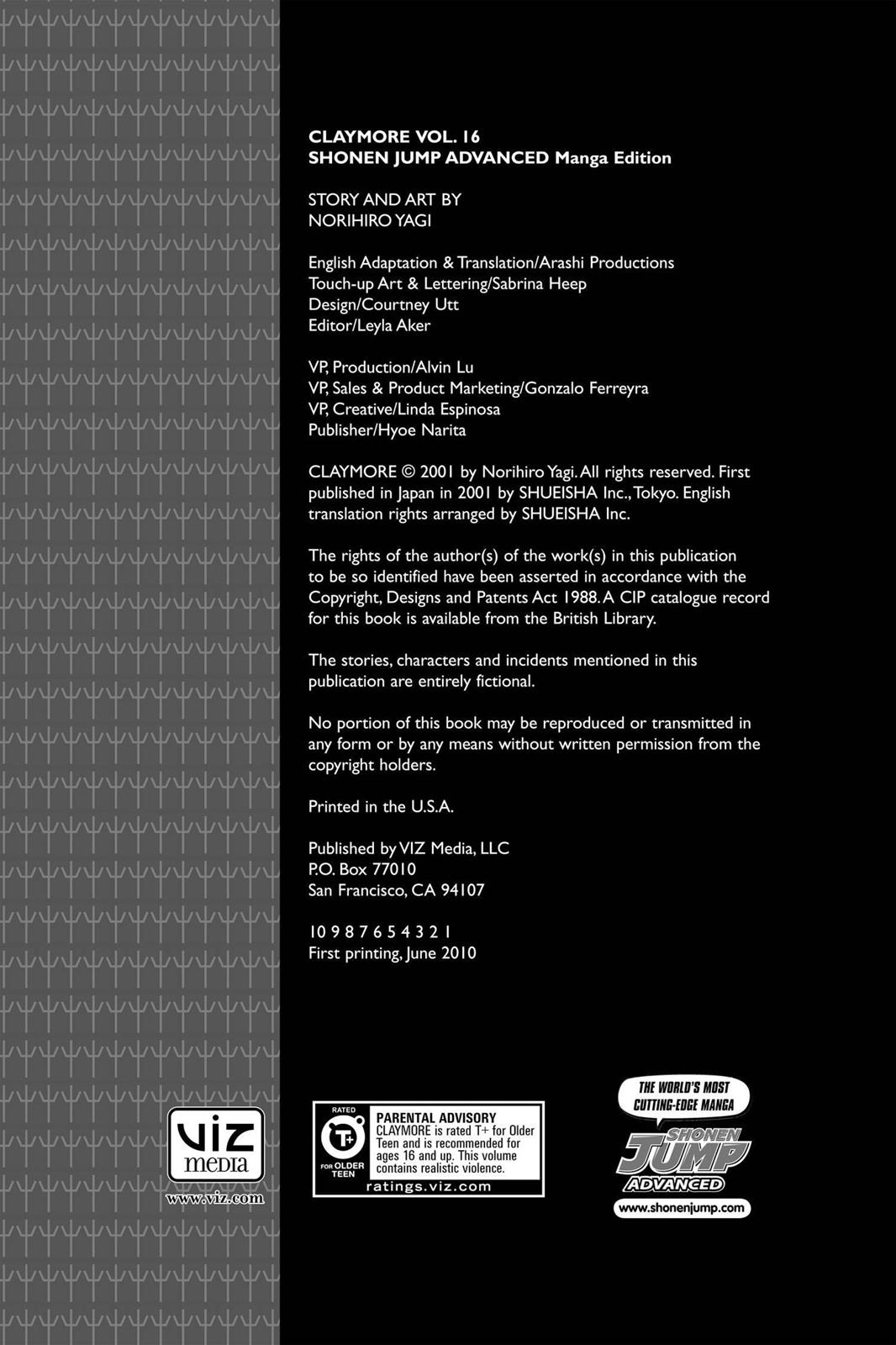 Read Claymore (en) Manga Online