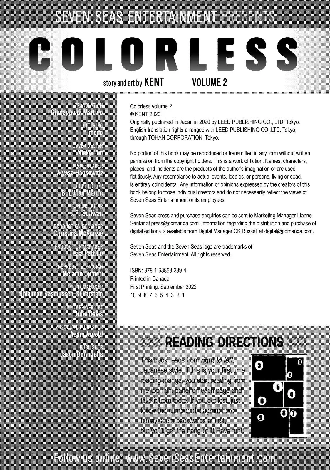 Read Colorless (en) Manga Online