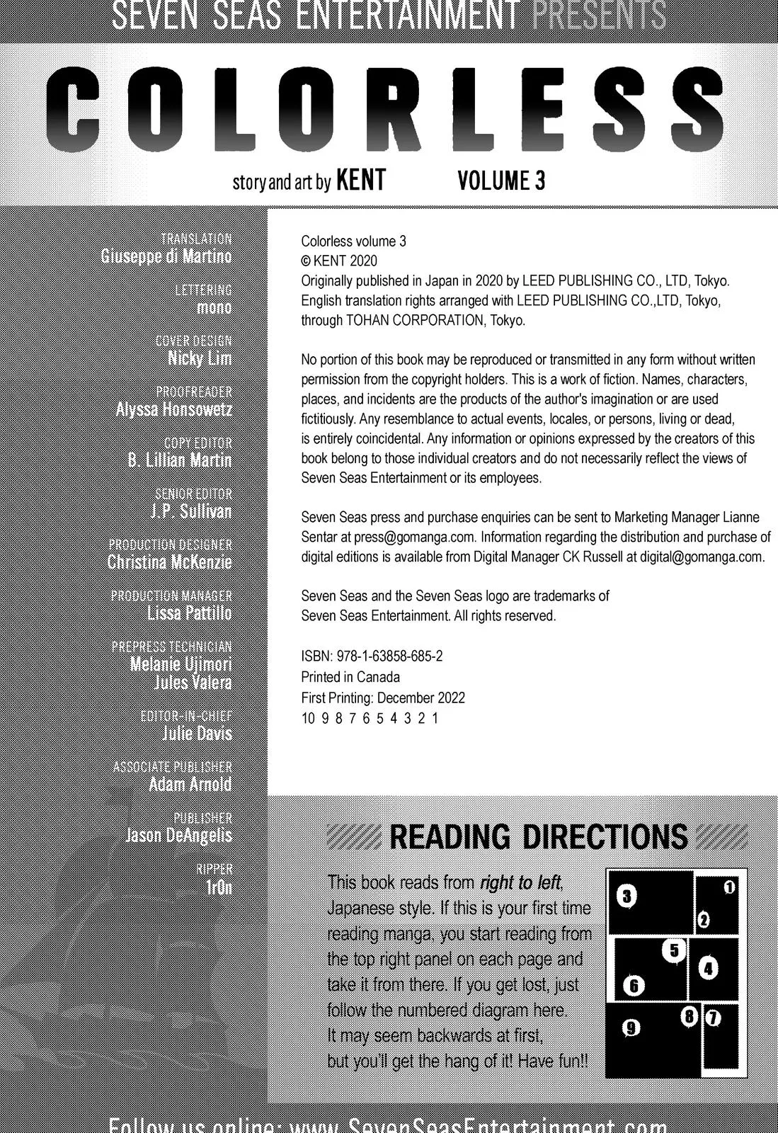 Read Colorless (en) Manga Online