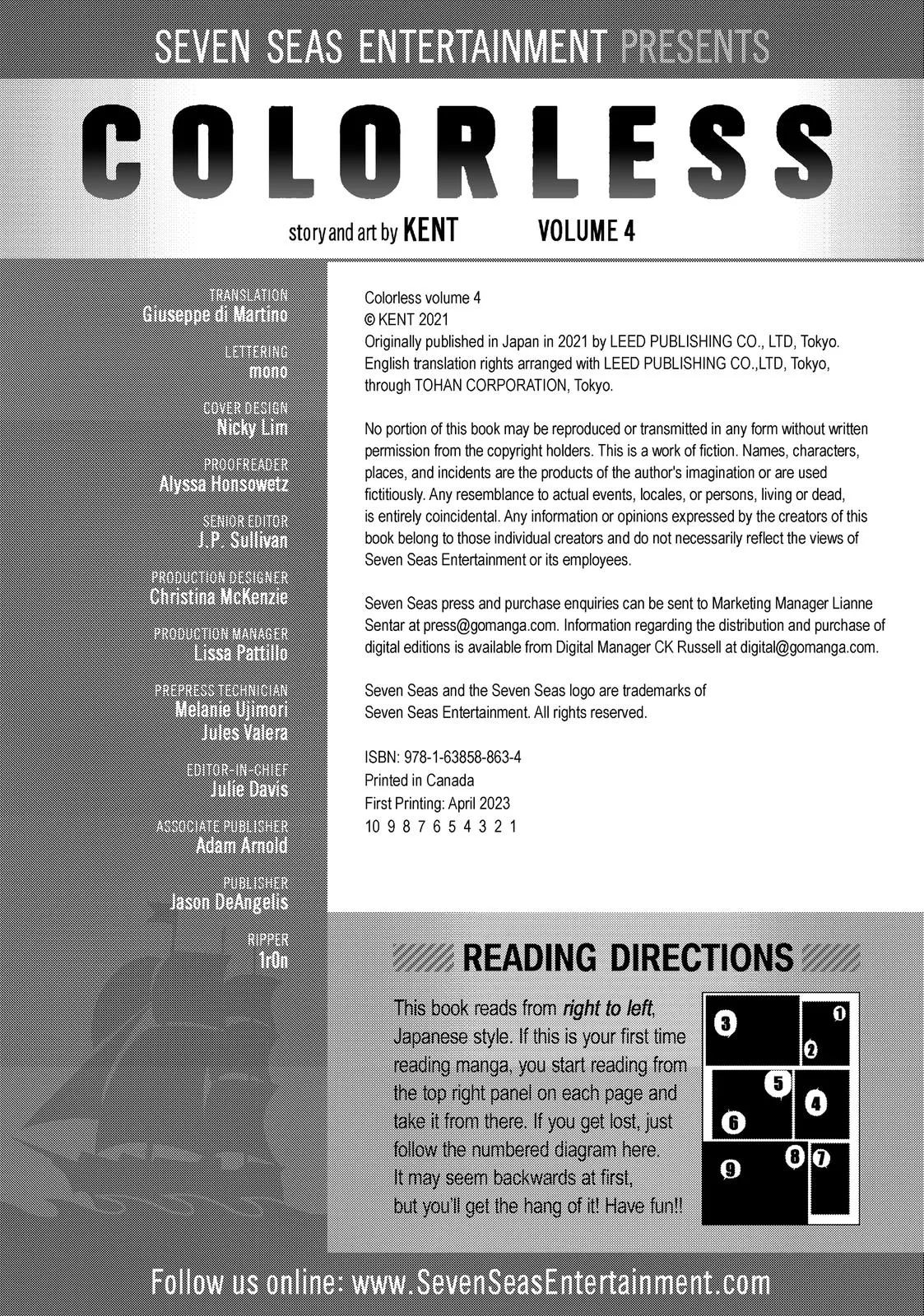 Read Colorless (en) Manga Online