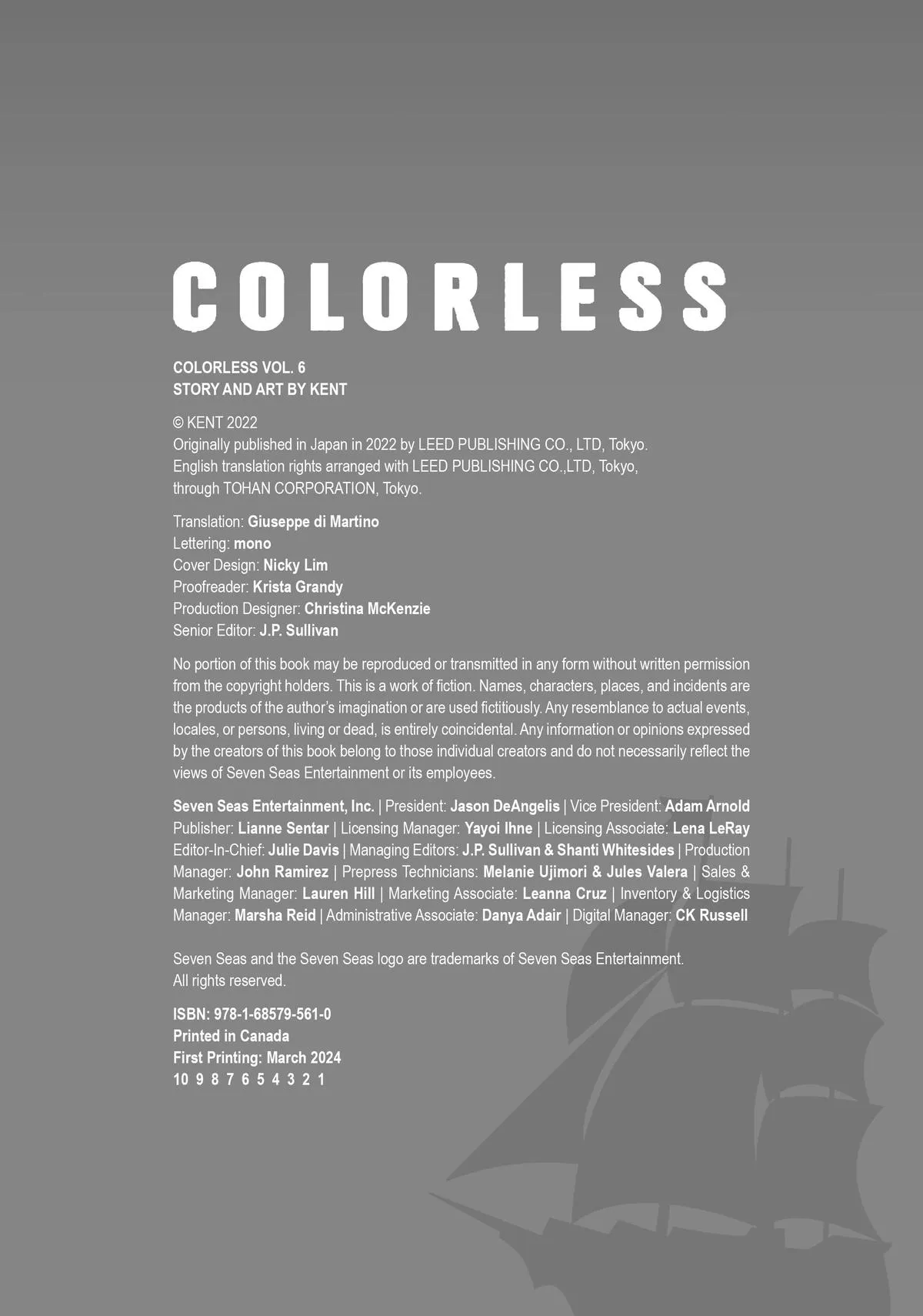 Read Colorless (en) Manga Online