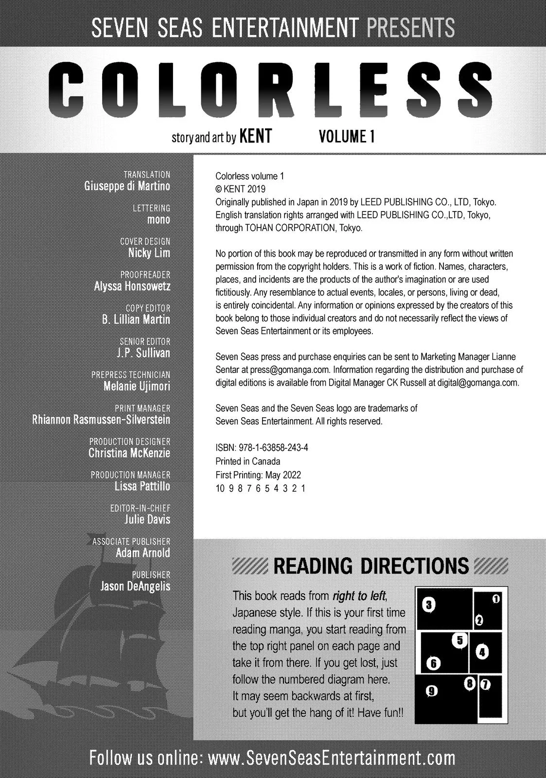 Read Colorless (en) Manga Online