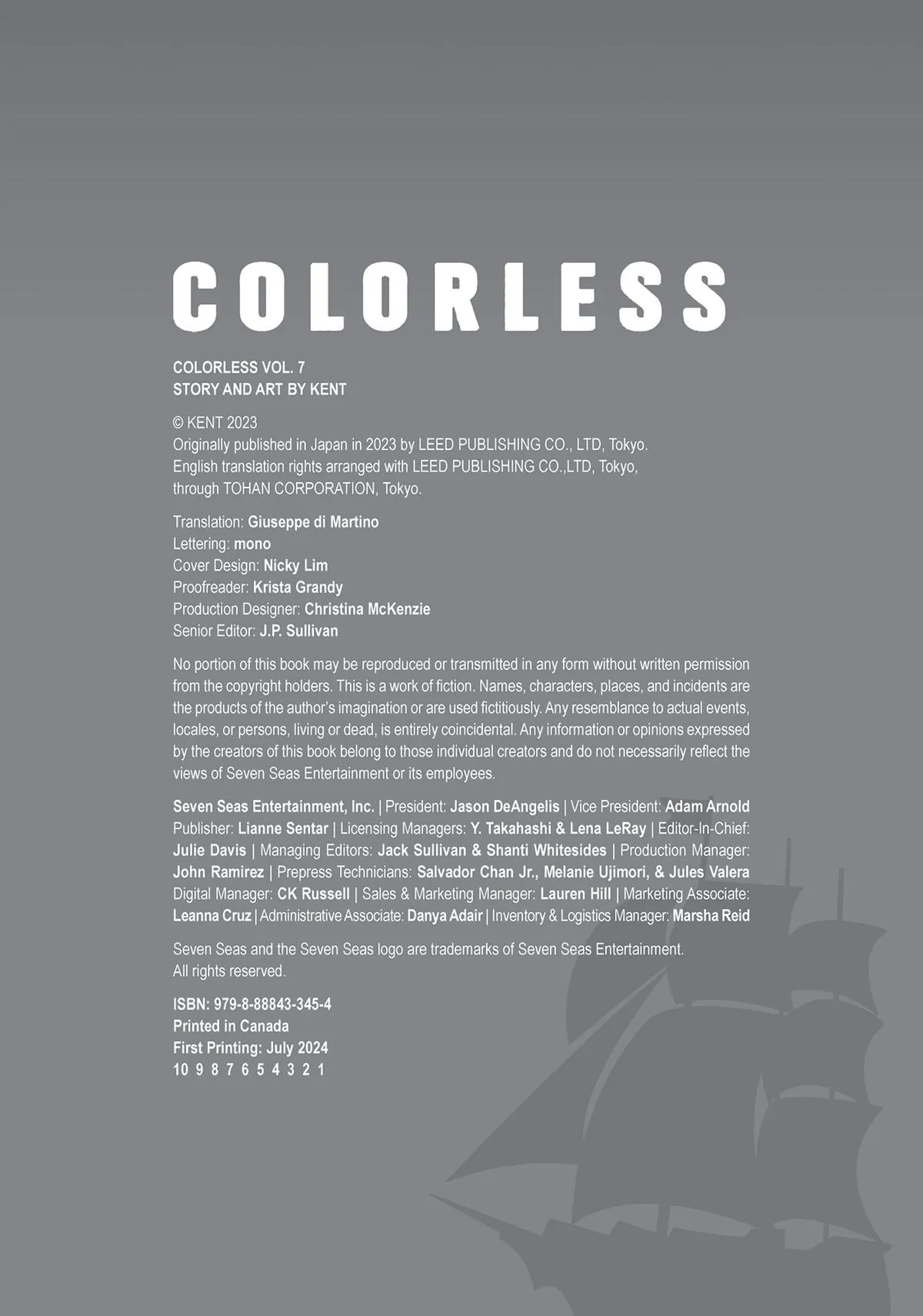 Read Colorless (en) Manga Online