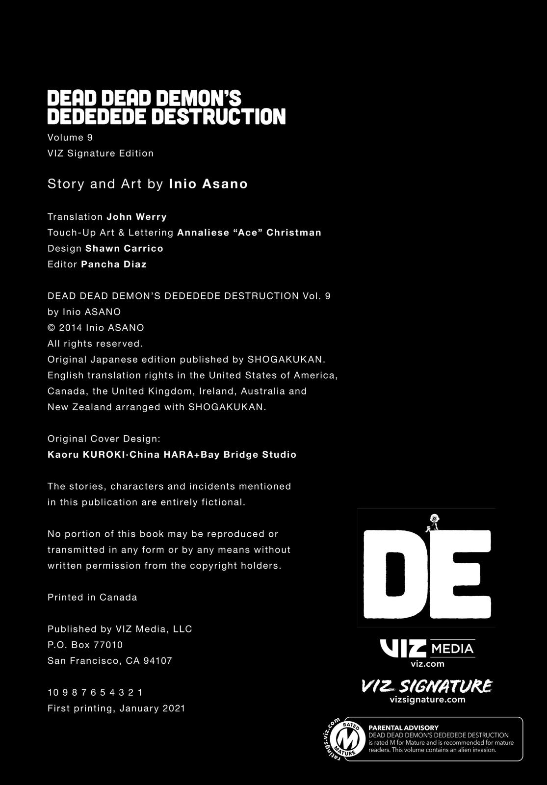 Read Dead Dead Demons Dededede Destruction (en) Manga Online