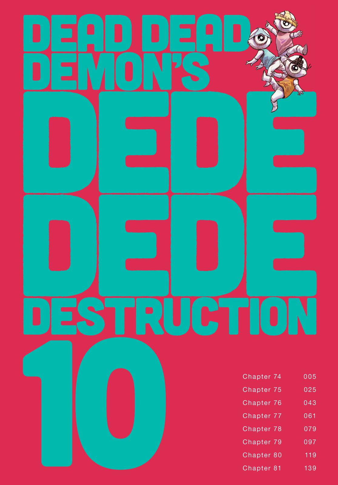 Read Dead Dead Demons Dededede Destruction (en) Manga Online
