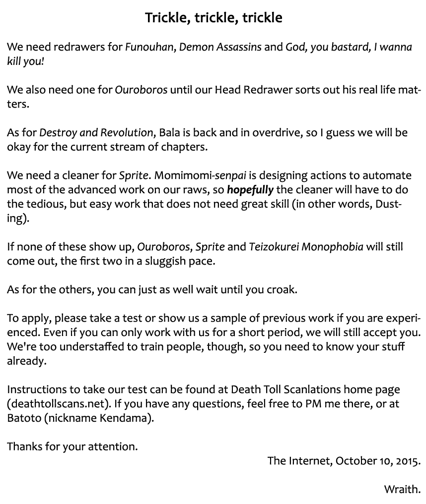 Read Destroy and Revolution (en) Manga Online