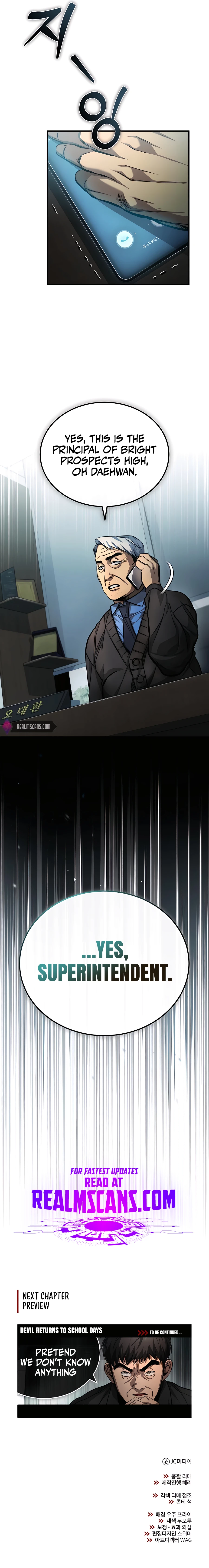 Read Devil Returns to School Days (en) Manga Online