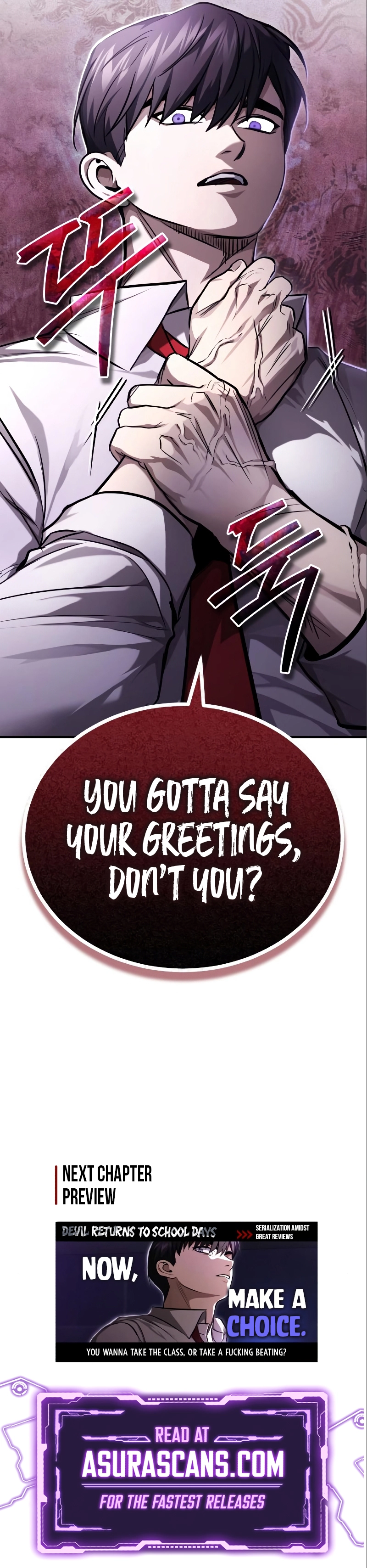 Read Devil Returns to School Days (en) Manga Online