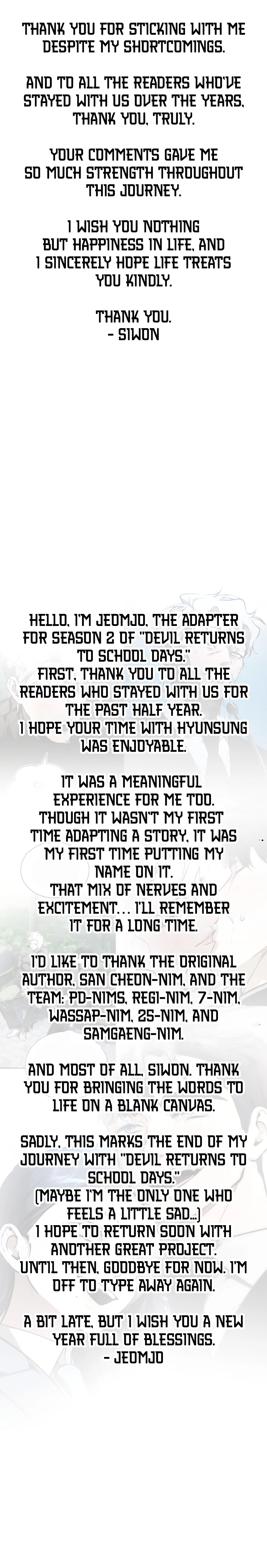 Read Devil Returns to School Days (en) Manga Online