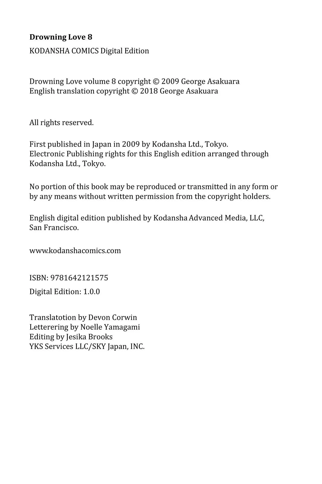 Read Drowning Love (en) Manga Online