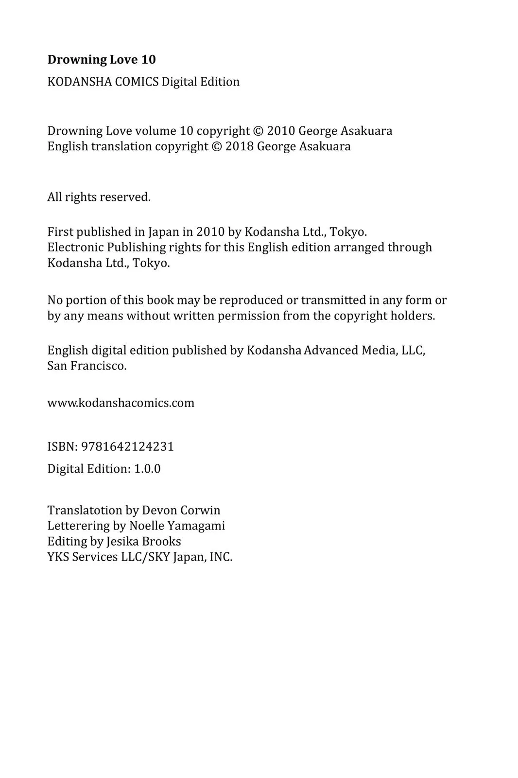 Read Drowning Love (en) Manga Online