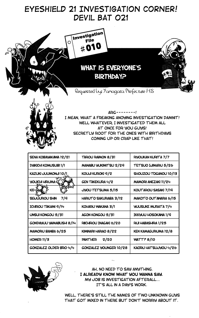 Read Eyeshield 21 (en) Manga Online