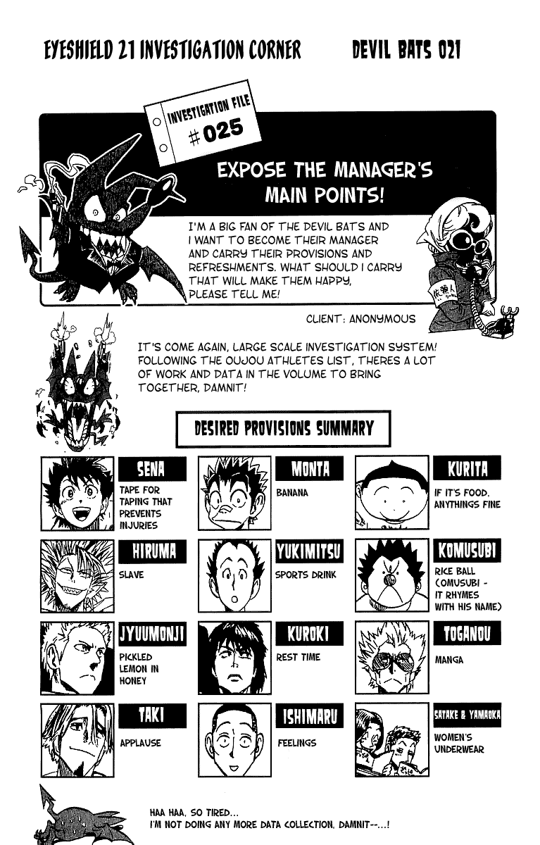 Read Eyeshield 21 (en) Manga Online