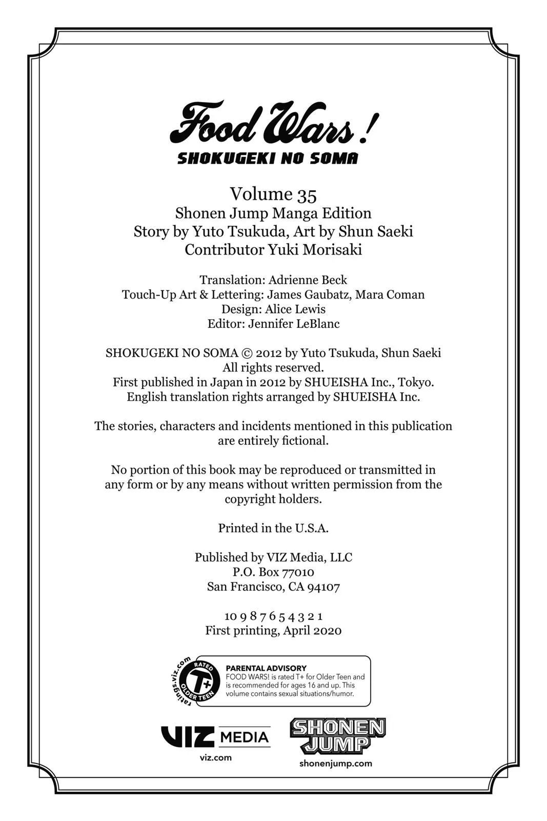 Read Food Wars! (en) Manga Online