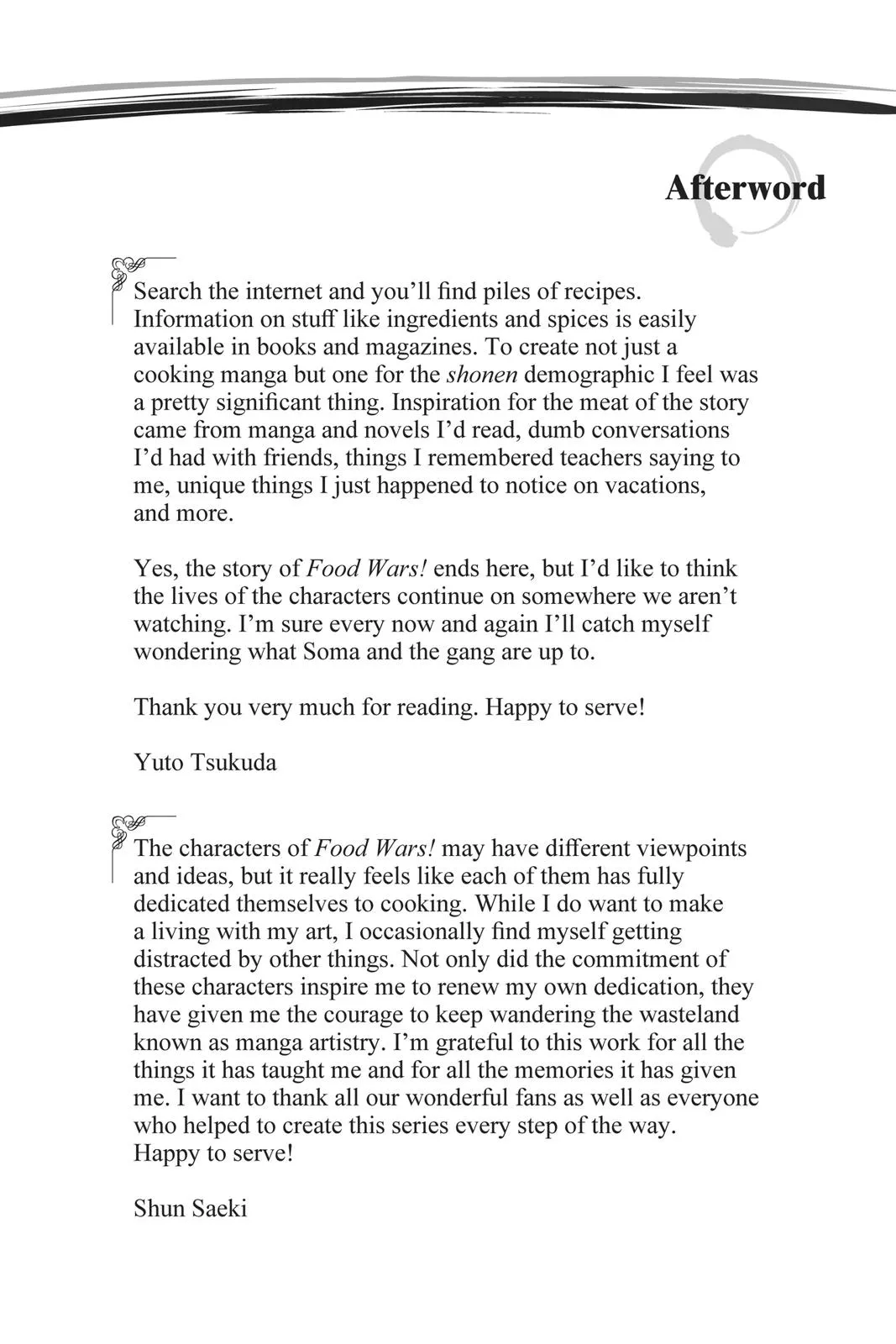 Read Food Wars! (en) Manga Online