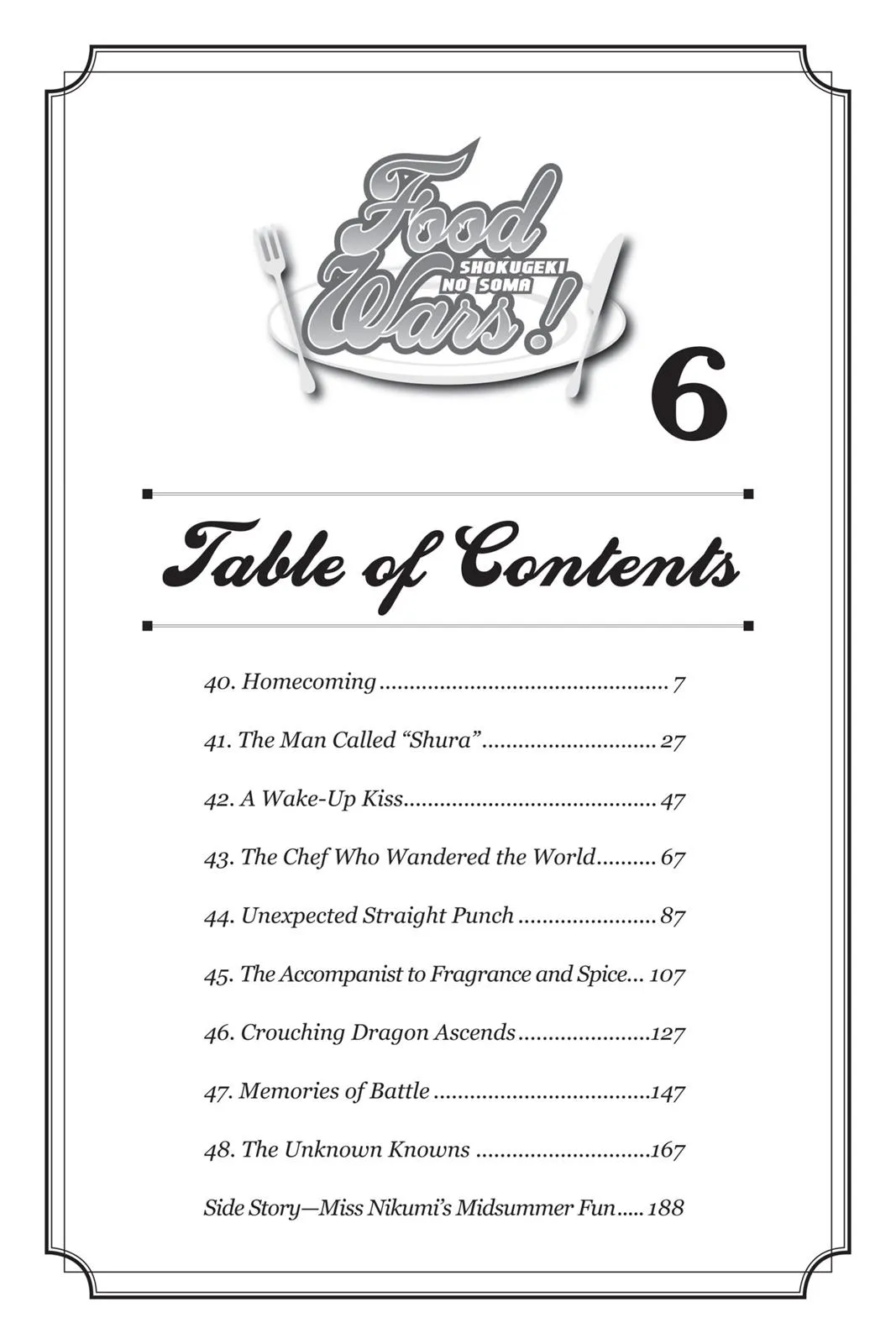 Read Food Wars! (en) Manga Online