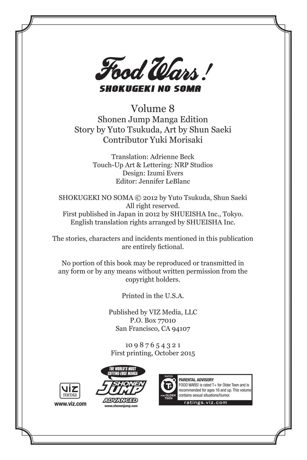 Read Food Wars! (en) Manga Online