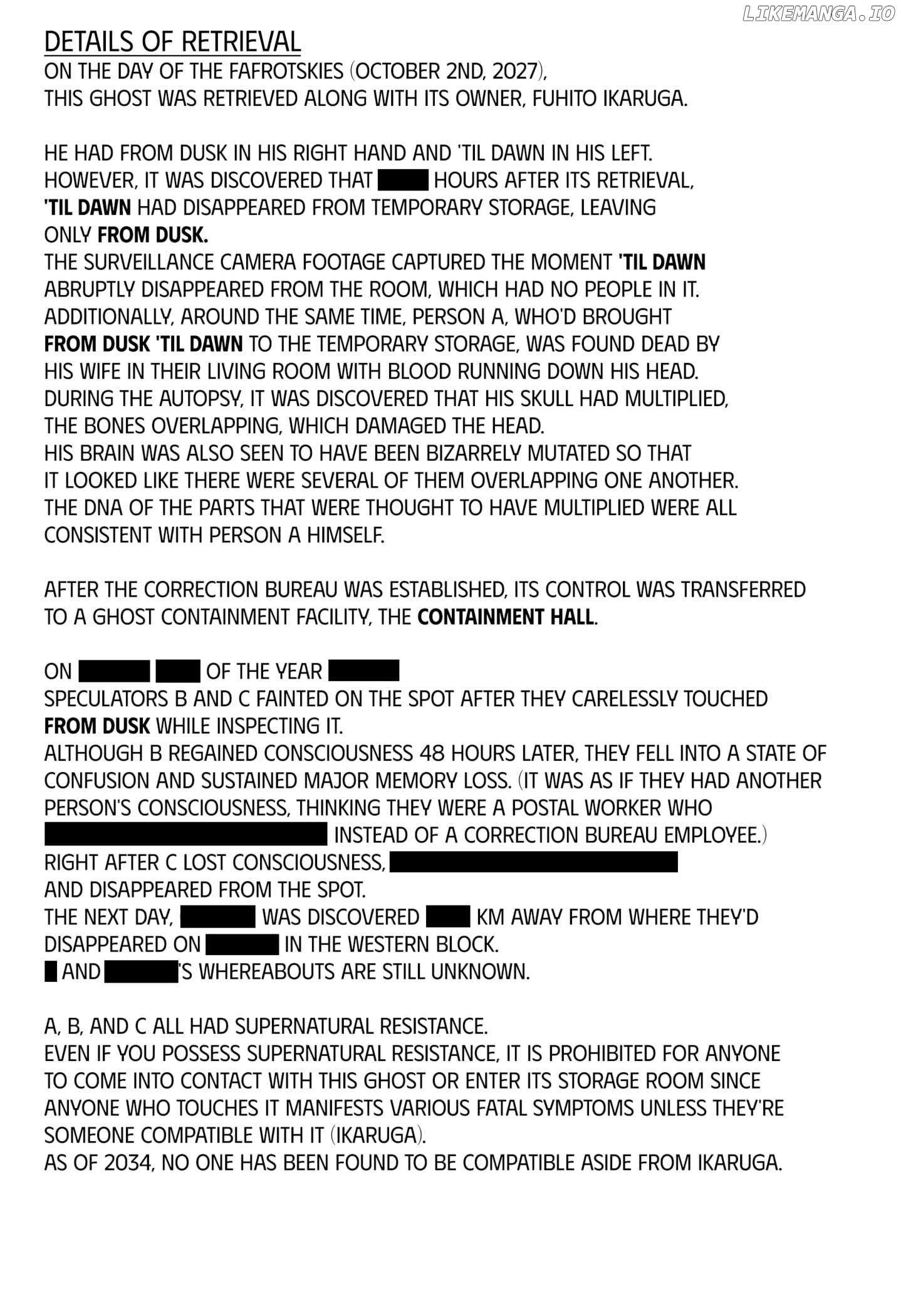 Read GHOST FIXERS (en) Manga Online