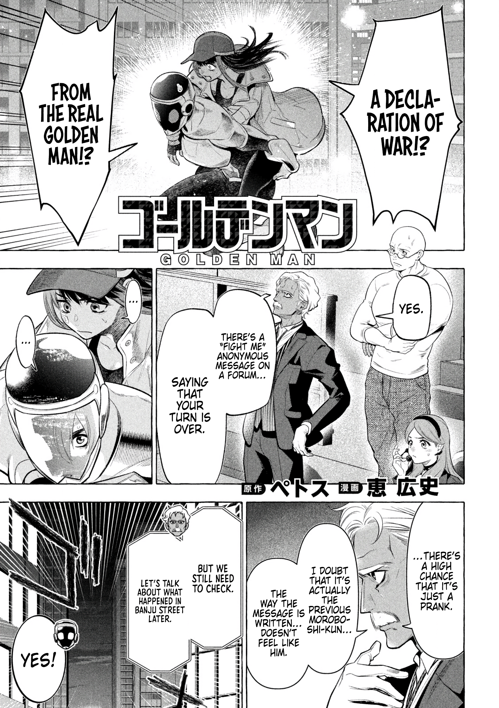 Read Golden Man (en) Manga Online